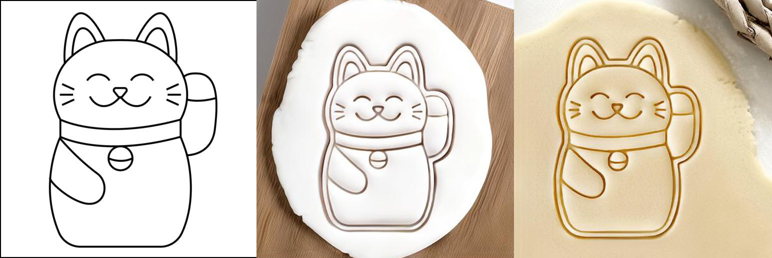 Dough and clay imprint preview